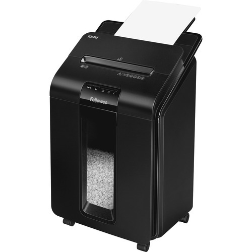 FLEXSHRED CAPABILITY SHREDS UP TO 100 SHEETS AUTOMATICALLY OR 10 SHEETS MANUALLY