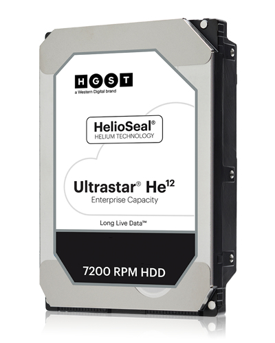 3.5 inch 12TB ES 72000RPM 256MB SATA 6Gb/s 4KN SE Ultrastar He12 Bare