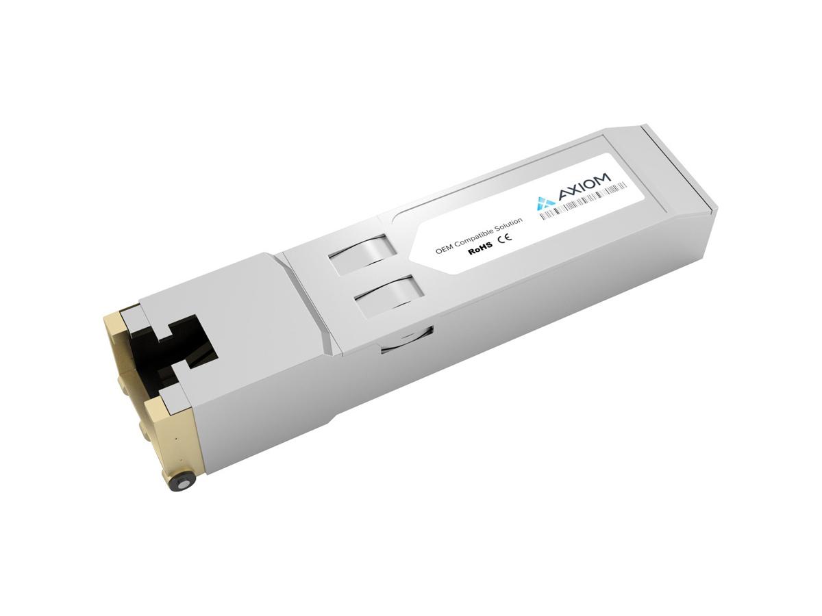 SFP (mini-GBIC) transceiver module ( equivalent to: Linksys MGBT1 ) - Gigabit Ethernet - 1000Base-T - RJ-45