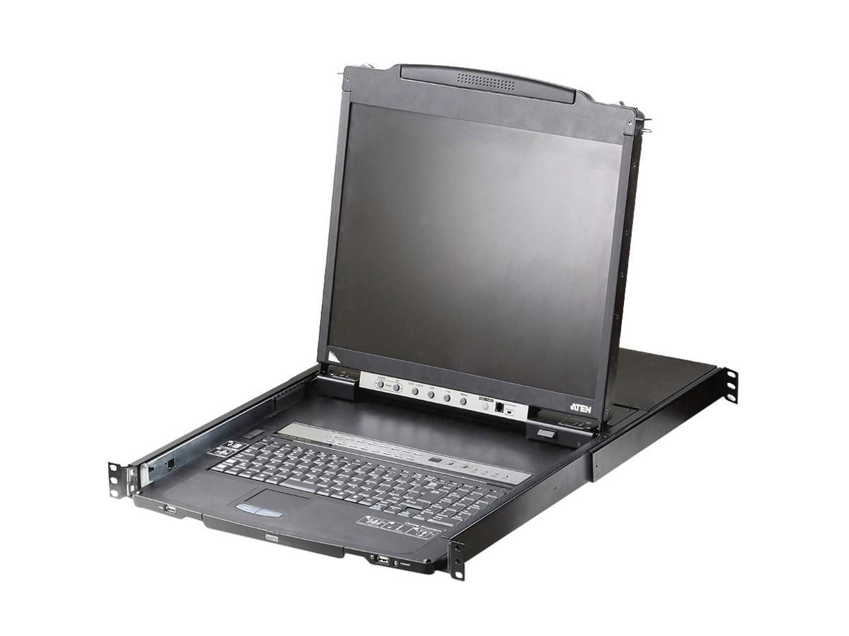 16Port Dual Rail 19inch LCD Combo KVM TAA Compliant Retail