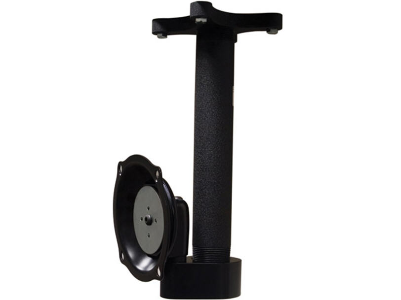 Fusion Flat Panel Single Ceiling Mount - 75 lb - Black