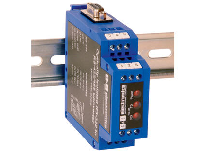 B&B ISO.RS232 TO RS485 DB9 DINRAIL - 1 Pack - 1 x DB-9 Female Serial - 1 x Terminal Block Serial