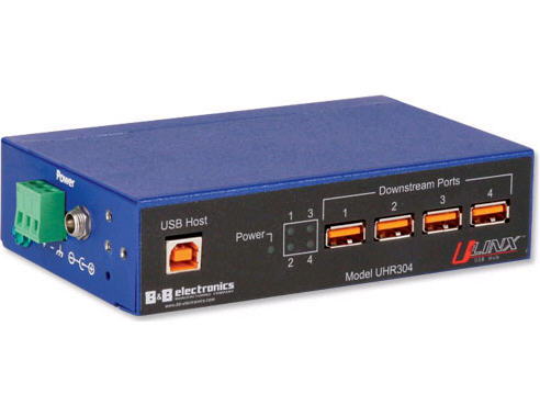 B&B USB 4 PORT UP/DOWN ISOLATED HUB - 4KV - USB - External - 4 USB Port(s)