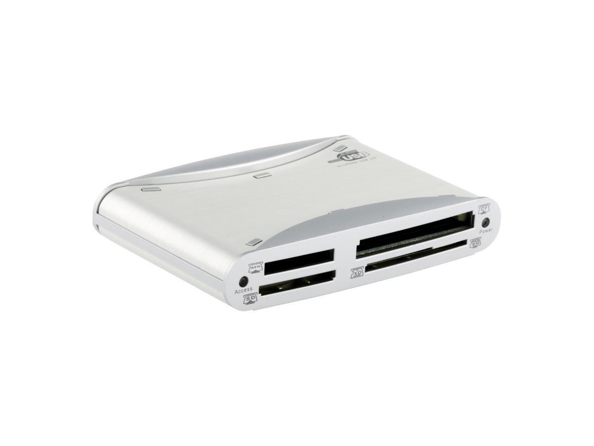 All-in-1 Reader - Card reader - all-in-1 ( CF I CF II MS MS PRO Microdrive MMC SD SM MS Duo MS PRO Duo miniSD RS-MMC TransFlash ) - USB 2.0