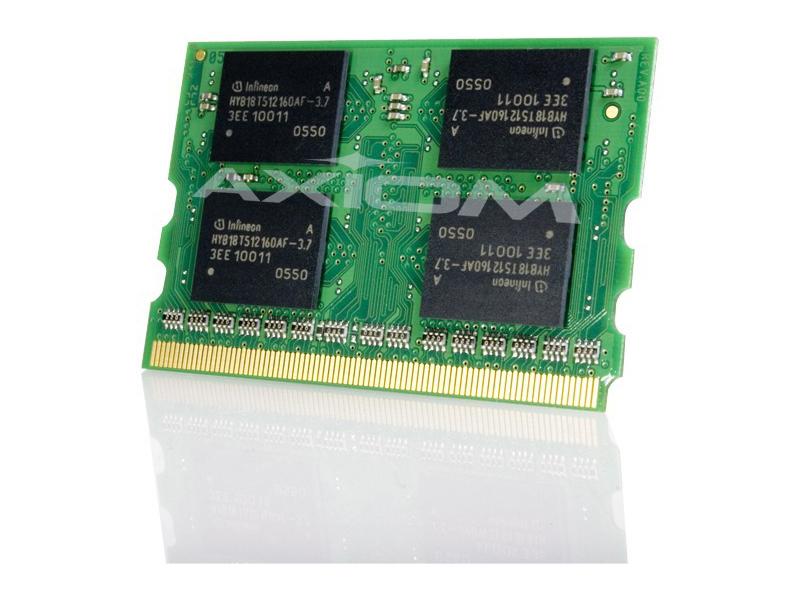 AX - DDR - 512 MB - MicroDIMM 172-pin - 333 MHz / PC2700 - 2.5 V - unbuffered - non-ECC - for Panasonic Lets Note CF-T2 CF-W2 CF-Y2; Toughbook T2 W2 Y2