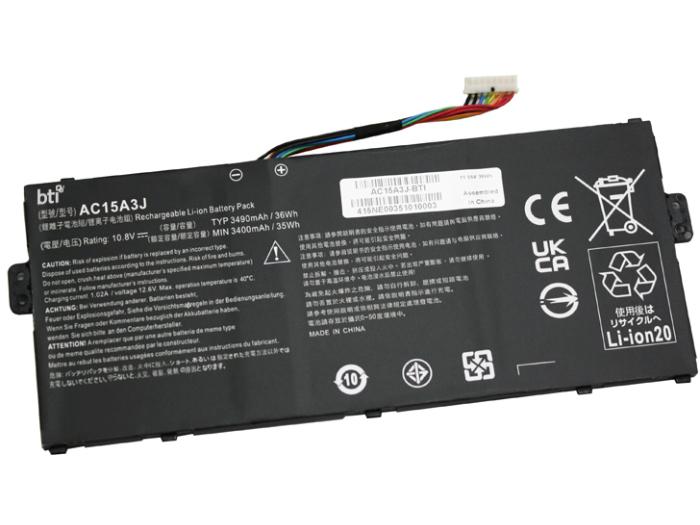 REPLACEMENT BATTERY 11.55V 37WHR AC15A3J