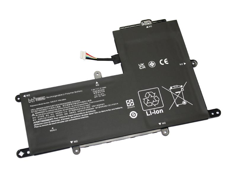 REPLACEMENT BATTERY 7.6V 38WHR FO02XL TI