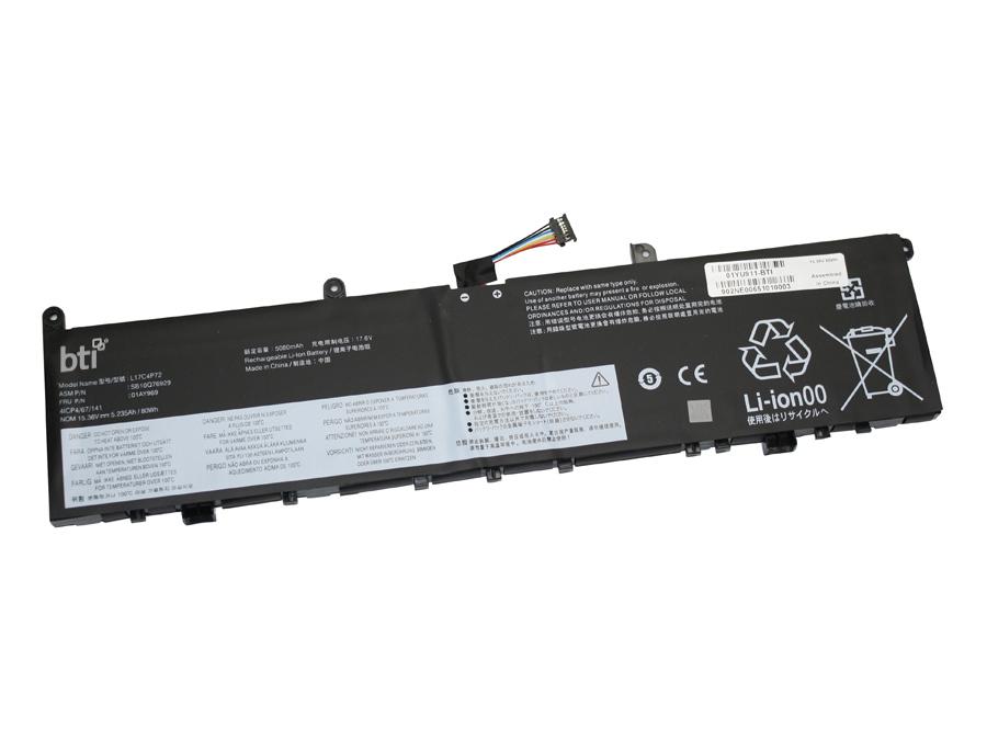 BATTERY 15.36V 77WH BTI 01YU911 77WH REPLACEMENT BATT