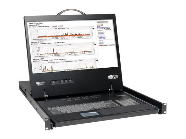 Lite NetController 19 inch 8-Port VGA Console KVM Switch - Steel Housing - 8 Computer(s) - 19 inch Active Matrix TFT LCD - 8 x HD-15 Keyboard/Mouse/Video