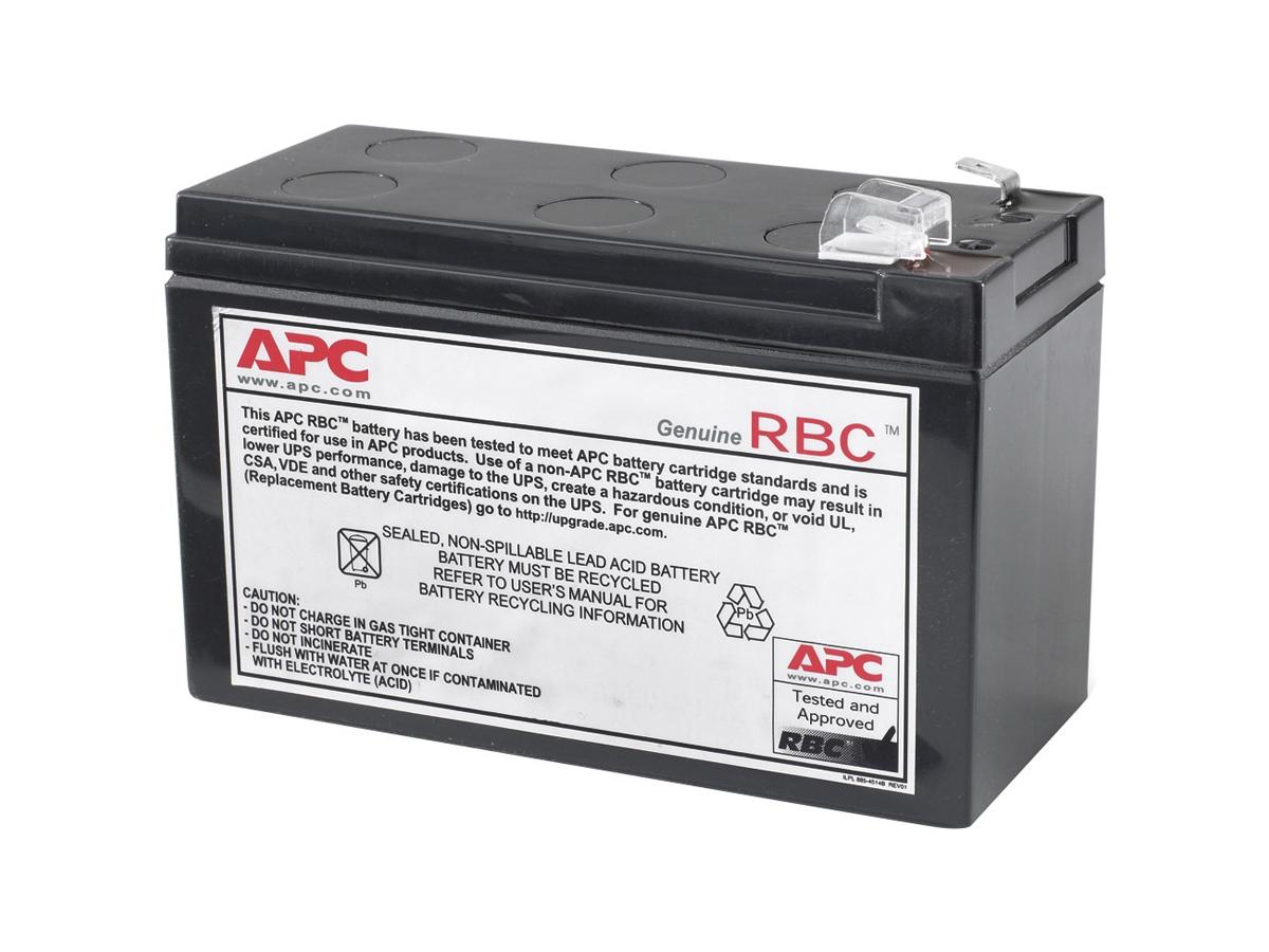 Replacement Battery Cartridge #110 - UPS battery - 1 x lead acid - black - for P/N: BE550G BE550G-CN BE550G-LM BE550R BE550R-CN BR650CI BR650CI-AS BR650CI-RS