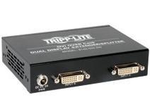 DVI OVER CAT5 DUAL DISPLAY EXTENDER SPLITTER ACTIVE PASSIVE TAA