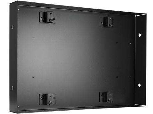 Large Thinstall - Mounting component ( in-wall enclosure ) for LCD / plasma panel - black - screen size: 30 inch - 58 inch