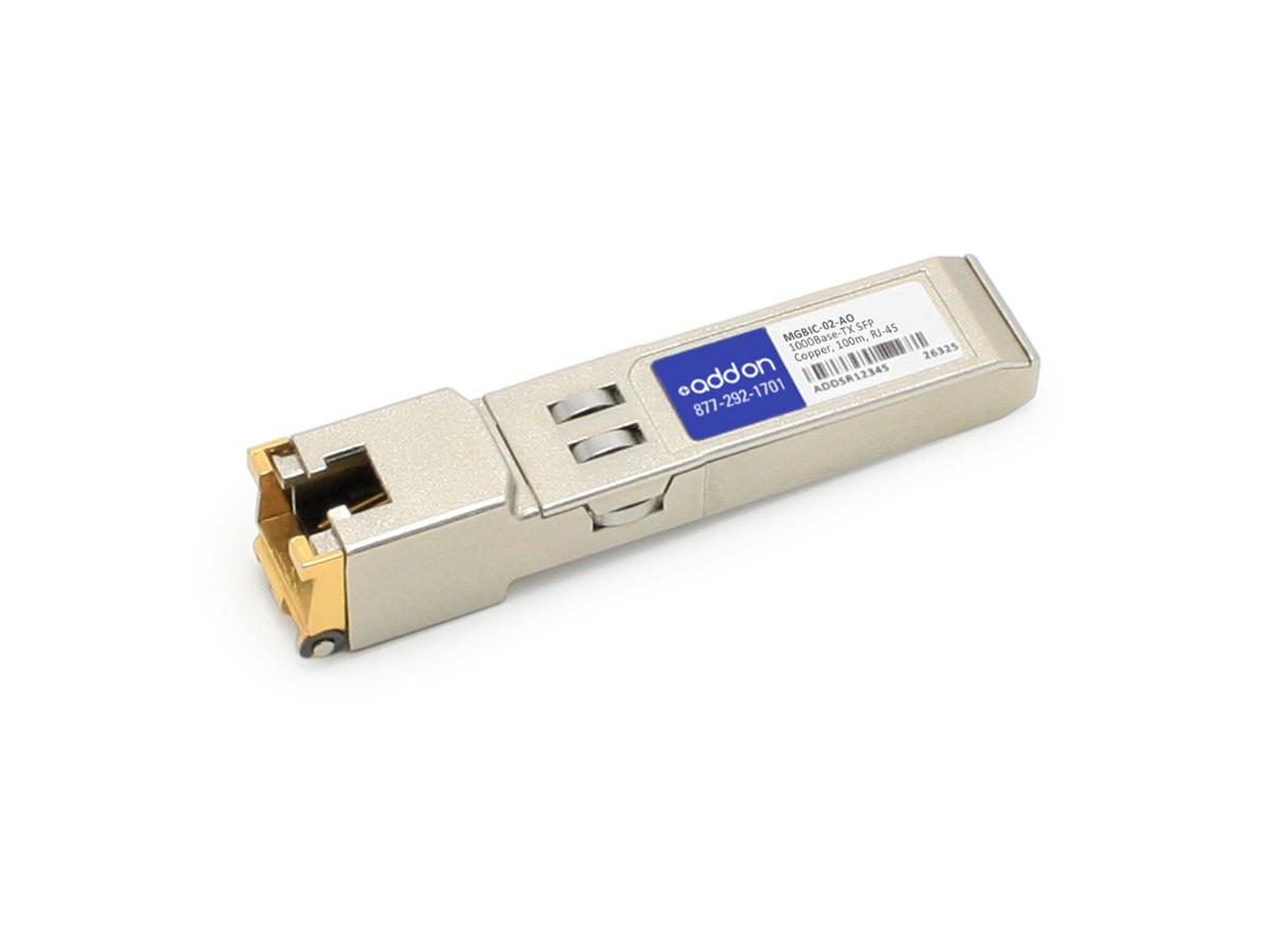 Enterasys MGBIC-02 Compatible SFP Transceiver - SFP (mini-GBIC) transceiver module - 1000Base-T