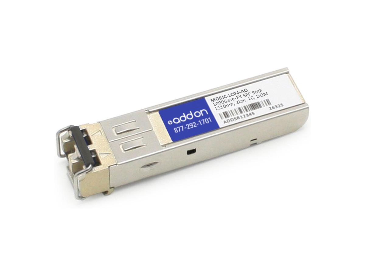 Enterasys MGBIC-LC04 Compatible 100Base-FX SFP Transceiver (MMF 1310nm 2km LC) - 100% application tested and guaranteed compatible