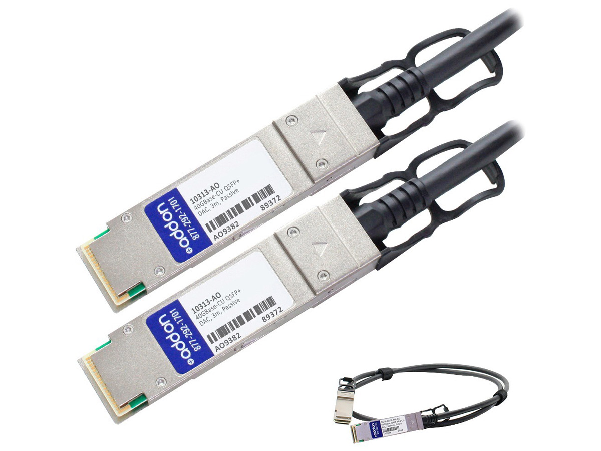 EXTREME NETWORKS 10313 COMPATIBLE TAA COMPLIANT 40GBASE-CU QSFP+ TO QSFP+