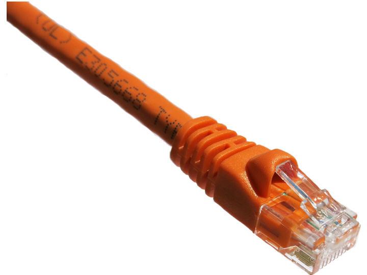 Patch cable - RJ-45 (M) to RJ-45 (M) - 2 ft - UTP - CAT 5e - molded snagless stranded - orange