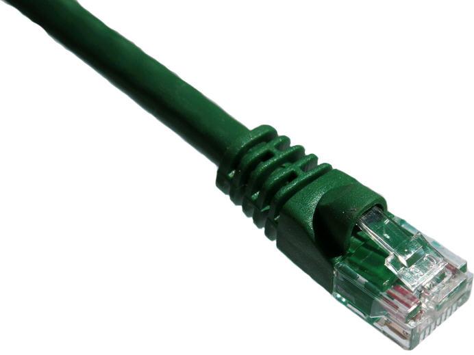 Patch cable - RJ-45 (M) to RJ-45 (M) - 2 ft - UTP - CAT 5e - booted molded - green