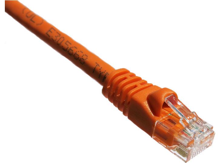 Patch cable - RJ-45 (M) to RJ-45 (M) - 7 ft - UTP - CAT 5e - molded snagless stranded - orange