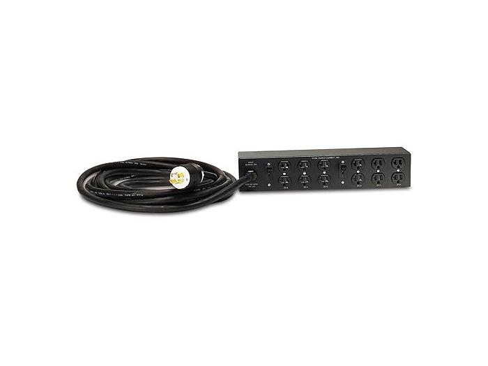 Basic Rack-Mount PDU - Power distribution strip ( rack-mountable ) - AC 120 V - input: NEMA L14-30 - output connectors: 12 ( NEMA 5-20 ) - 2U - 28 ft - black - for P/N: AR3100