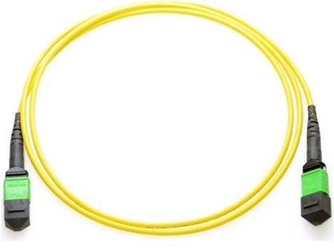 Network cable - MTP/MPO single-mode (M) to MTP/MPO single-mode (F) - 6.6 ft - fiber optic - 9 / 125 micron - riser - yellow