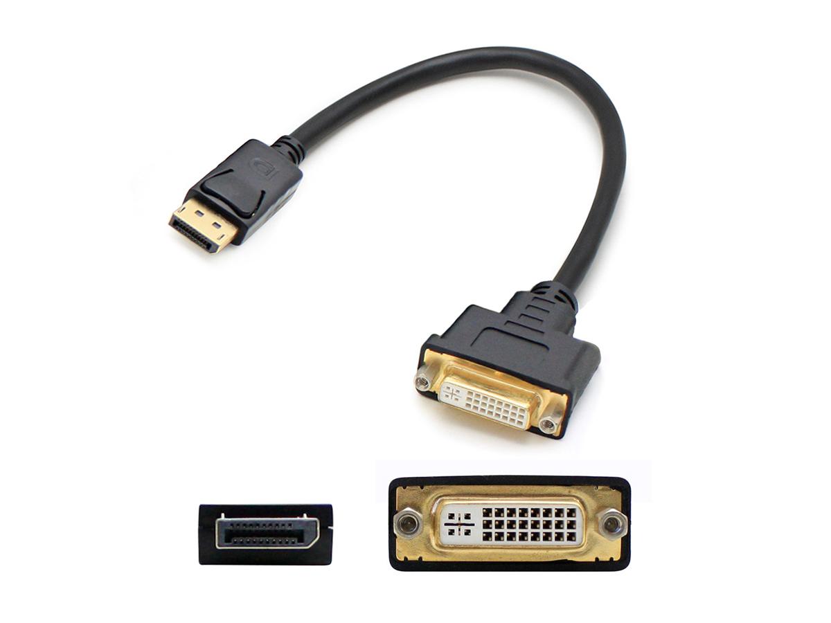 LENOVO 45J7915 COMP ADPTR CBL 8IN DISPLAYPORT/DVI-I M/F BLACK