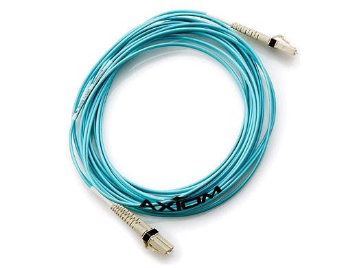 Network cable - LC multi-mode (M) to LC multi-mode (M) - 16.4 ft - fiber optic - 50 / 125 micron - OM3 - aqua