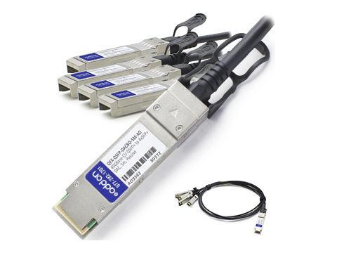 QSFP+/SFP Network Cable - QSFP+/SFP for Network Device - 16.40 ft - QSFP+ - 4 x SFP Network