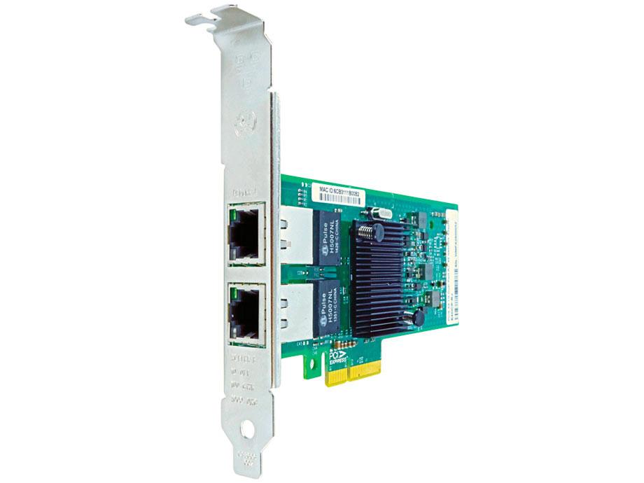 10/100/1000MBS DUAL PORT RJ45 PCIE X4 NIC CARD FOR HP - 458492-B21