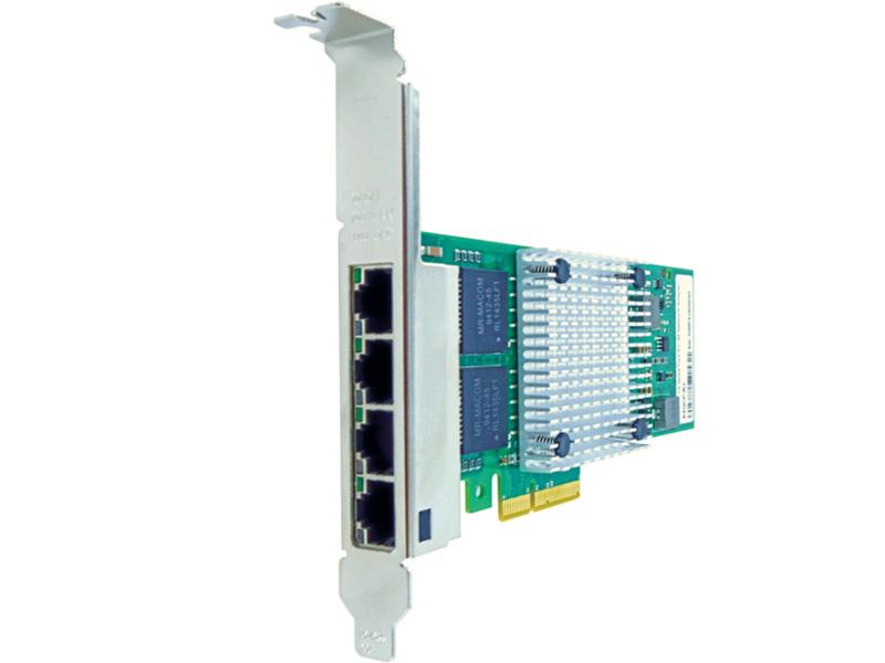 10/100/1000MBS QUAD PORT RJ45 PCIE X4 NIC CARD -