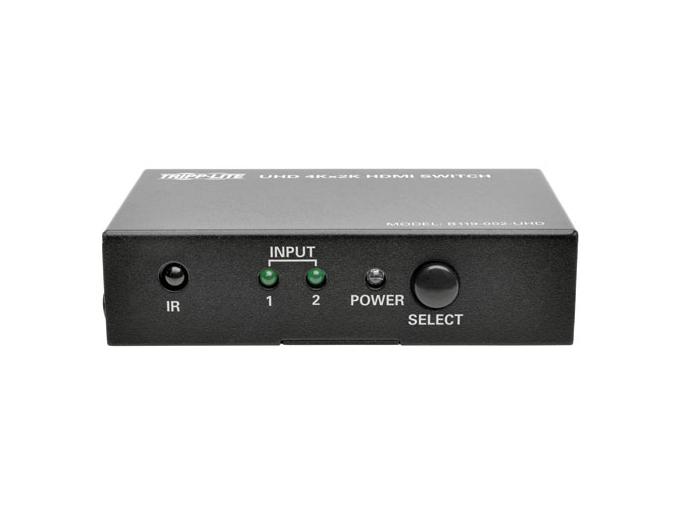 2-PORT HDMI SWITCH FOR VIDEO & AUDIO 4K X 2K UHD 60 HZ W REMOTE