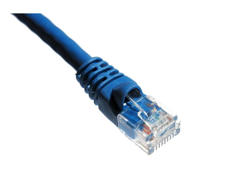 4FT CAT6 550MHZ PATCH CABLE MOLDED BOOT (BLUE)