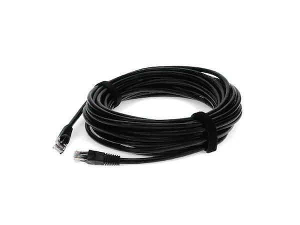 15FT RJ-45 (MALE) TO RJ-45 (MALE) STRAIGHT BLACK CAT6 UTP COPPER PVC PATCH