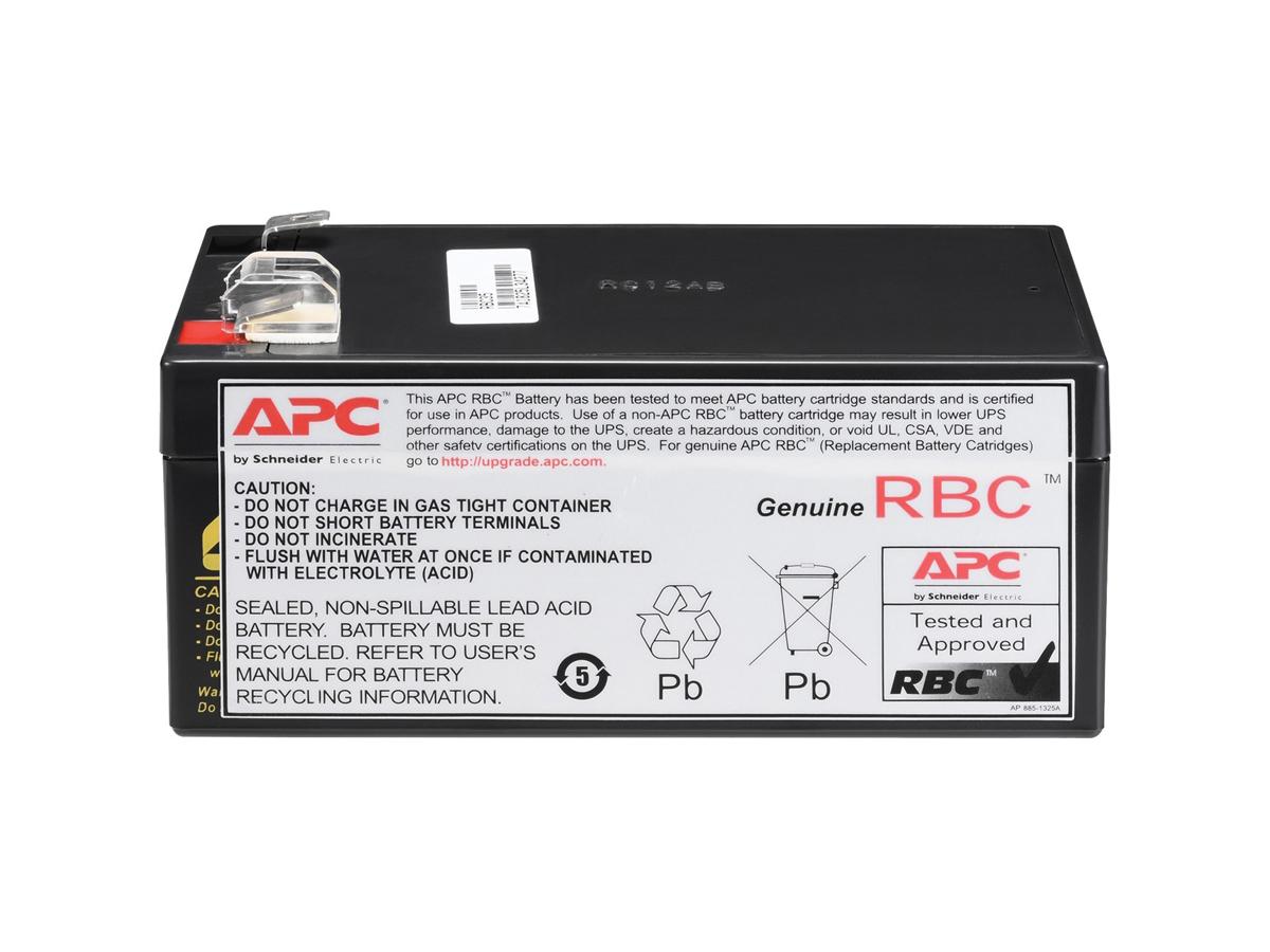 Replacement Battery Cartridge #35 - UPS battery - 1 x lead acid - black - for Back-UPS ES 350