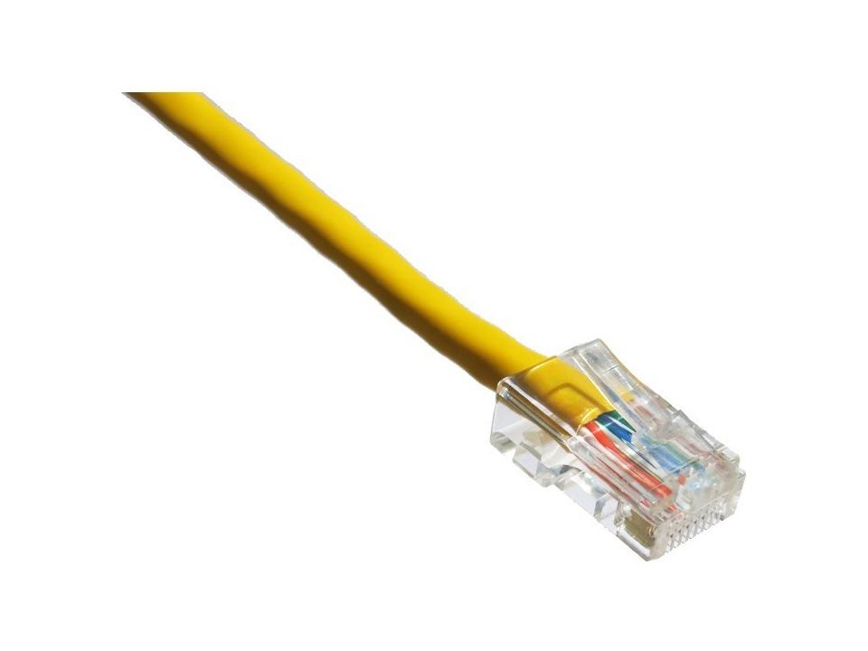 CAT6 550MHZ PATCH CABLE NON-BOOTED YELLOW