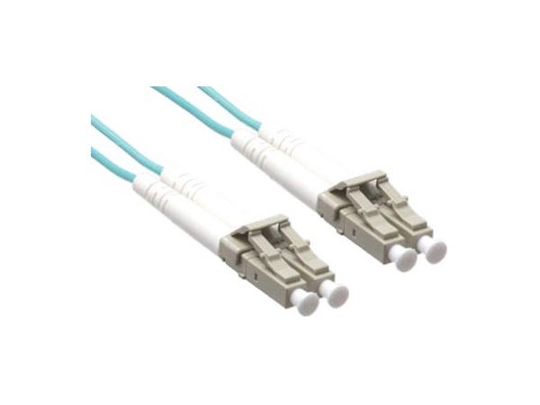 LC/LC MULTIMODE DUPLEX OM3 10G 50/125 FIBER OPTIC CABLE