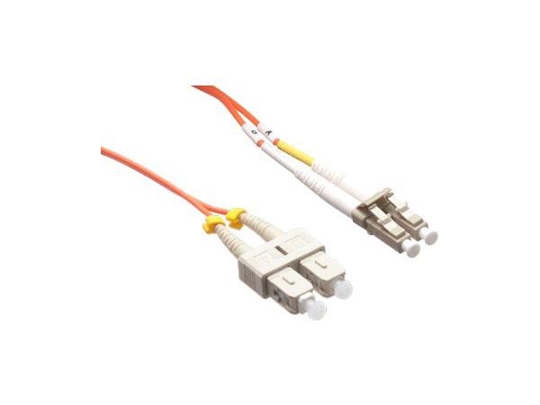 LC/SC MULTIMODE DUPLEX OM1 62.5/125 FIBER OPTIC CABLE