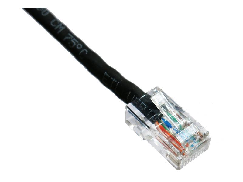 6FT CAT5E 350MHZ PATCH CABLE NON-BOOTED(BLACK) -TAA COMPLIANT