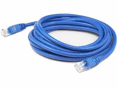 35FT RJ-45 (MALE) TO RJ-45 (MALE) STRAIGHT BLUE CAT6 SLIM UTP COPPER PVC P