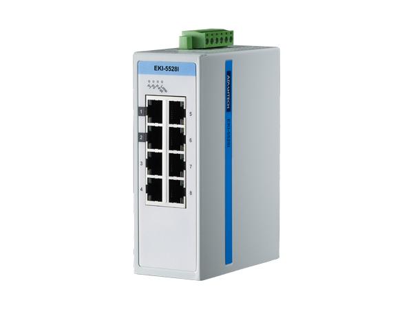 8PORT 10/100MBPS LITE-MANAGED ENET SWITCH -40-75C