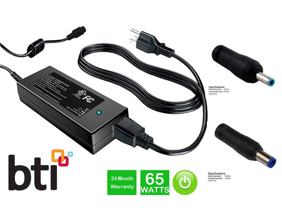 65WATT 19VOLT AC ADAPTER FOR HP DSKTP with DONGLE H6Y89AA ABA ADPT