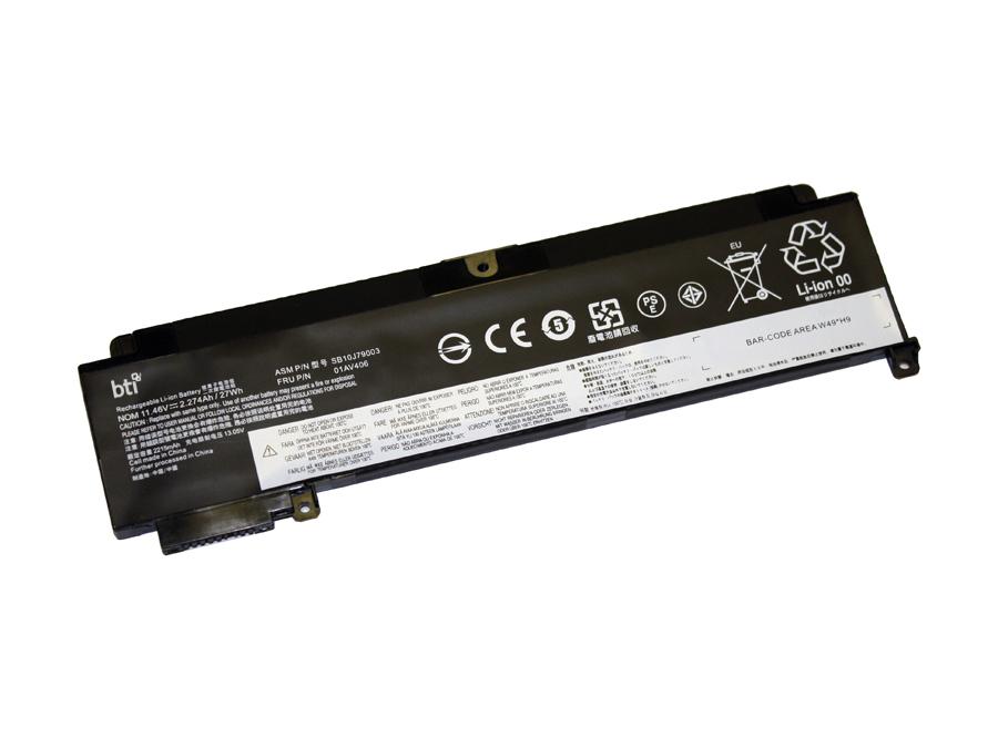 REPLACEMENT INTERNAL NOTEBOOK BATTERY FOR LENOVO THINKPAD T460S T470S 01AV405