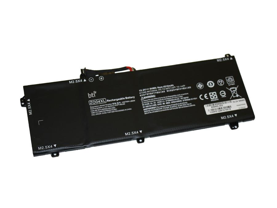 HP BATTERY 15.2V 4 CELL 64WH BTI REPL BAT FOR 808450-002 ZL04XL