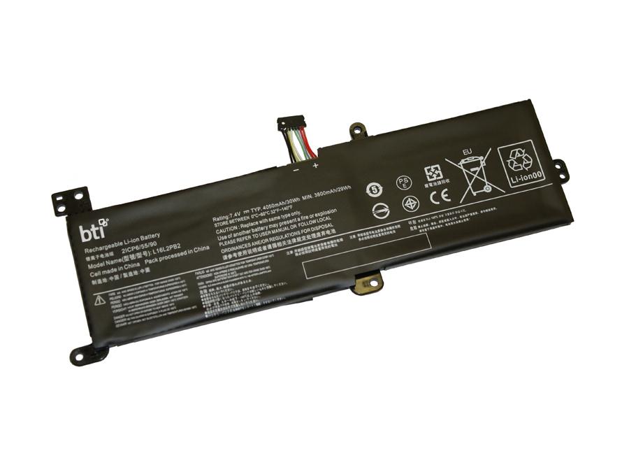 LENOVO BATTERY 7.5V 30W 2-CELL BTI REPL BATT FOR L16M2PB2 V15-ADA