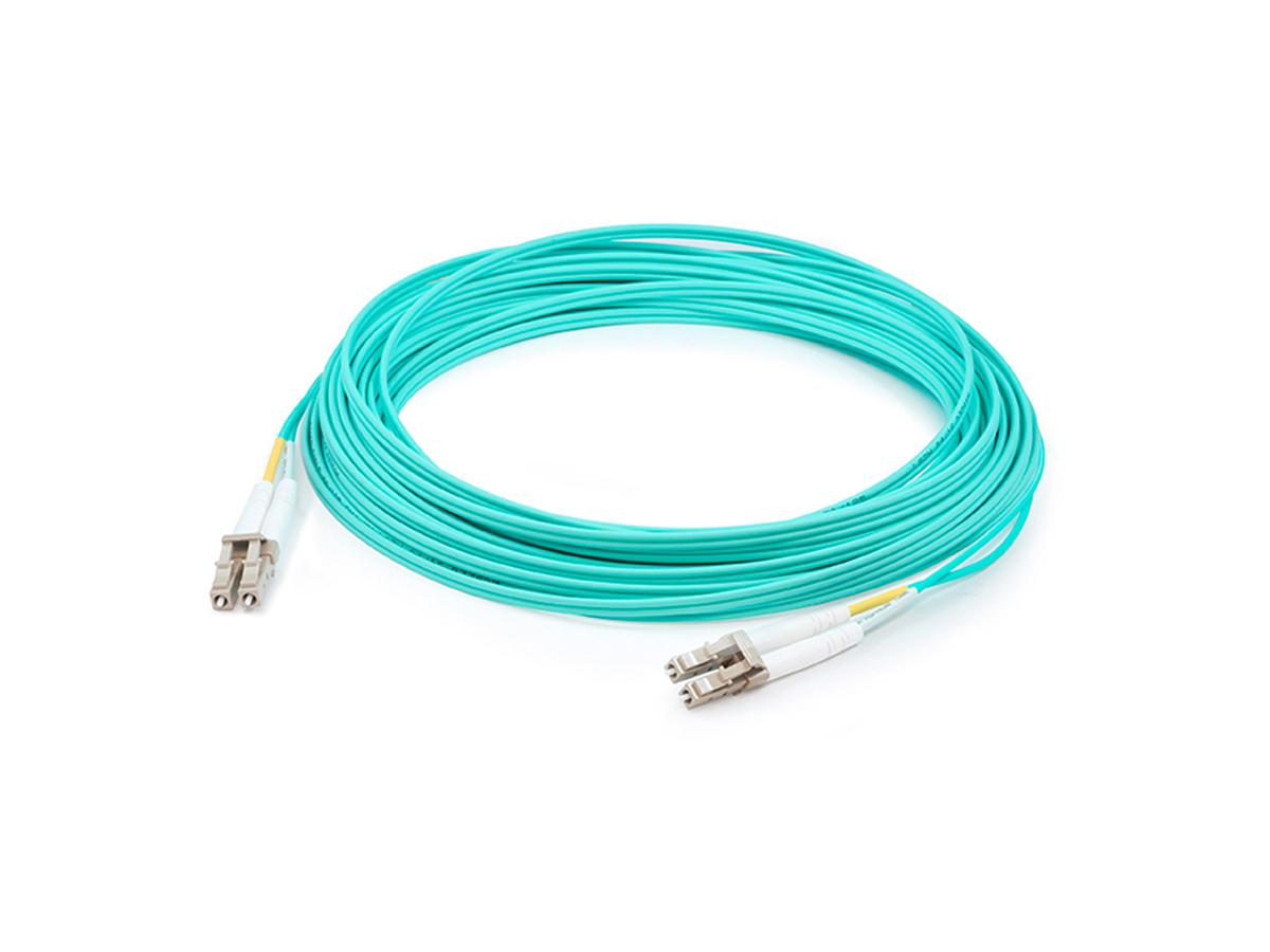 0.7M LC (MALE) TO LC (MALE) STRAIGHT AQUA OM4 FIBER OFNR (RISER-RATED) PAT