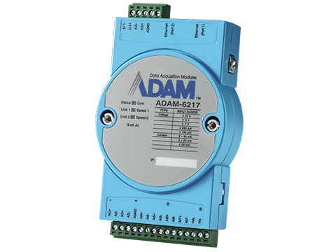 8-CH ISOLATED ANALOG INPUT MODBUS TCP MODULE