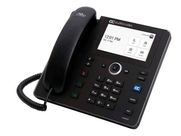 TEAMS C455HD IP-PHONE POE GBE BLACK WITH INTEGRATED BT AND DUAL BAND WI-FI