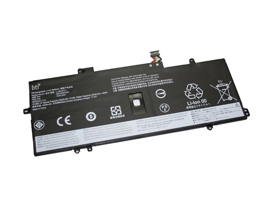 REPLACEMENT BTI BATTERY FOR LENOVO THINKPAD X1 YOGA 4TH GEN X1 YOGA 5TH GEN X1