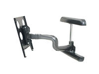 SWING ARM WALL MOUNT - EXTENDS 24.88INCH FROM WALL AND REMAINS LOW PROFILE IN TH