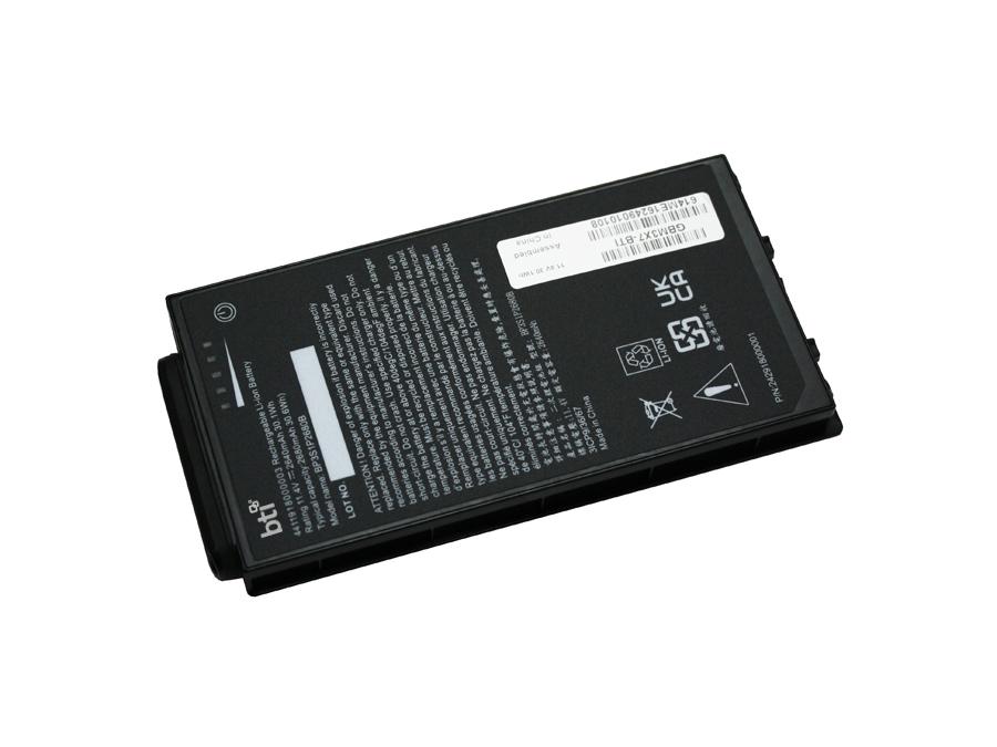 GETAC BATT 11.4V 2640MAH 30WHR BTI REPL BATTERY F110 BP3S1P2680B