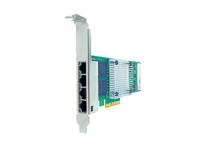 10/100/1000MBS QUAD PORT RJ45 PCIE X4 NIC CARD FOR HP - W8X25A